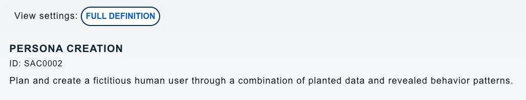 PersonaCreation